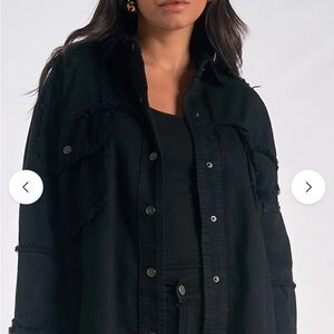 Women's Black Denim Jacket